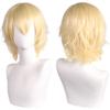 Universal Short Straight Synthetic Wigs Layered Anime Party Wigs Colorful Cosplay Wig  Men Women