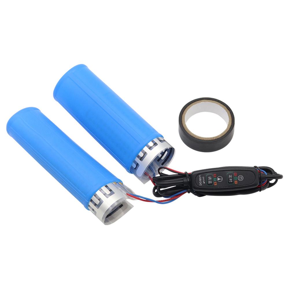 12V Silicone Heating Hand Grip Cover with Three-gear Temperature Control and Timer Switch