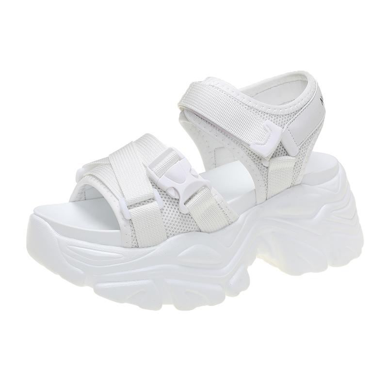 Fashion Aphixta Wedge Sandals Classic Hook Loop Platform Shoes For Woman  8cm High Heels Cool Summer Shoes Female Sandalias De Tacón