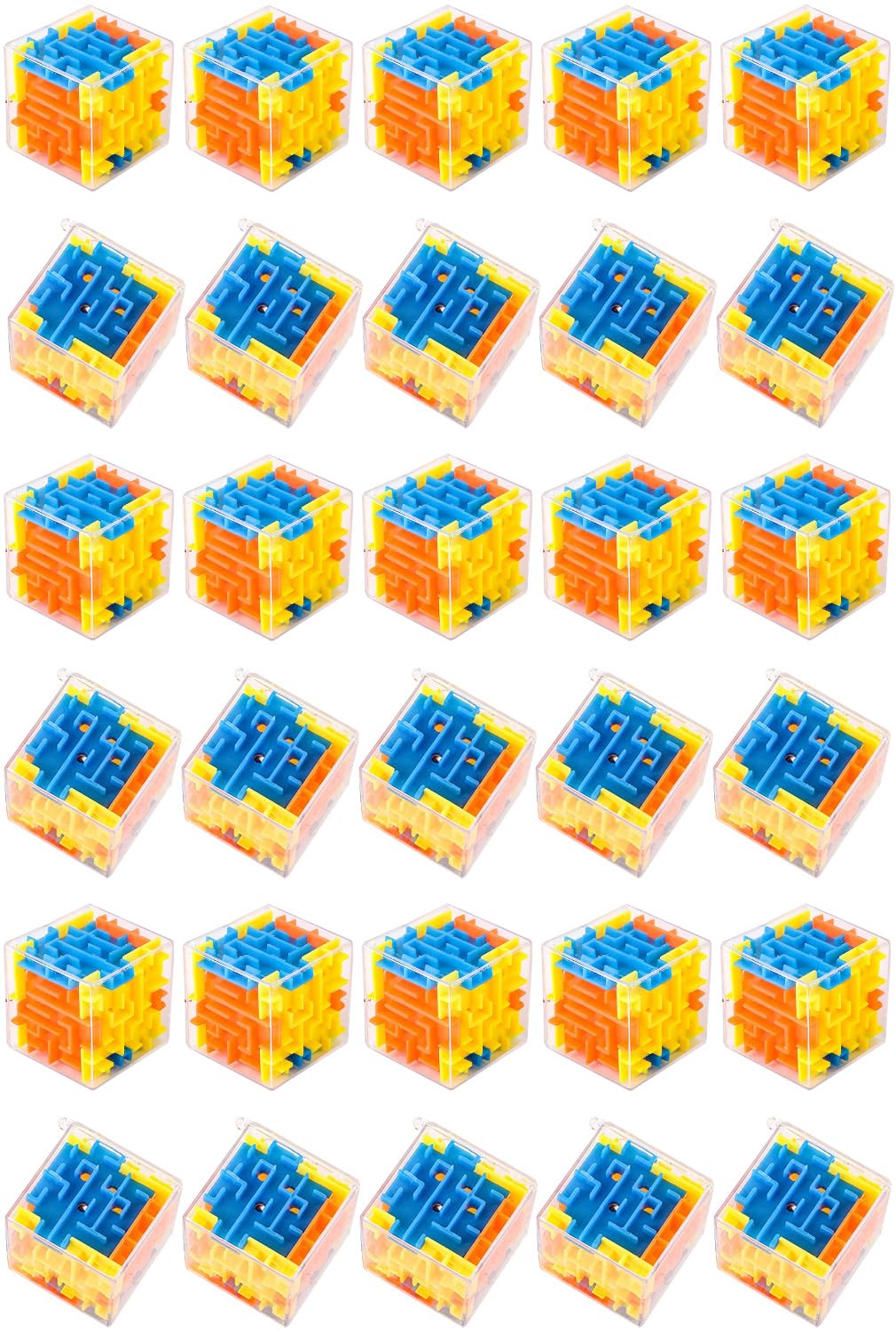 

Besshon Mini Cube 3D Puzzle Брелок 3D Maze Prize Kids Fair Компактный ремешок Event 30 предметов