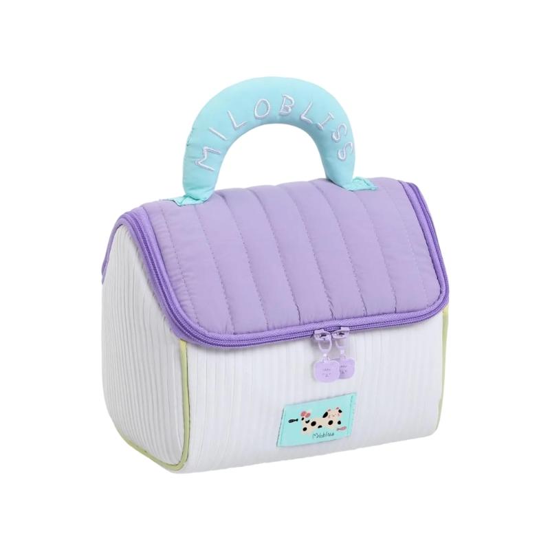 Handheld Makeup Bag Travel Cosmetic Bag Large Capacity Toiletry Bag Wash Bag Lovely House Skincare Storage Bag