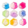 Mini Cat Paw Squeeze Toy Stress Relief Gradient Color Kitten Paw Sensory Toy Soft Stress Ball Animal Claw Pinch Fidget Toy