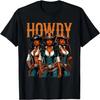 Black African American Cowgirl Western Texas Rodeo Howdy T-Shirt