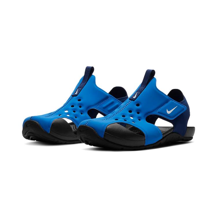 Nike Sunray Protect 2 Sandali per Bambini Antiscivolo e Traspiranti Blu Nero Bambini di Età Compresa tra 3 e 7 Anni 943826-403