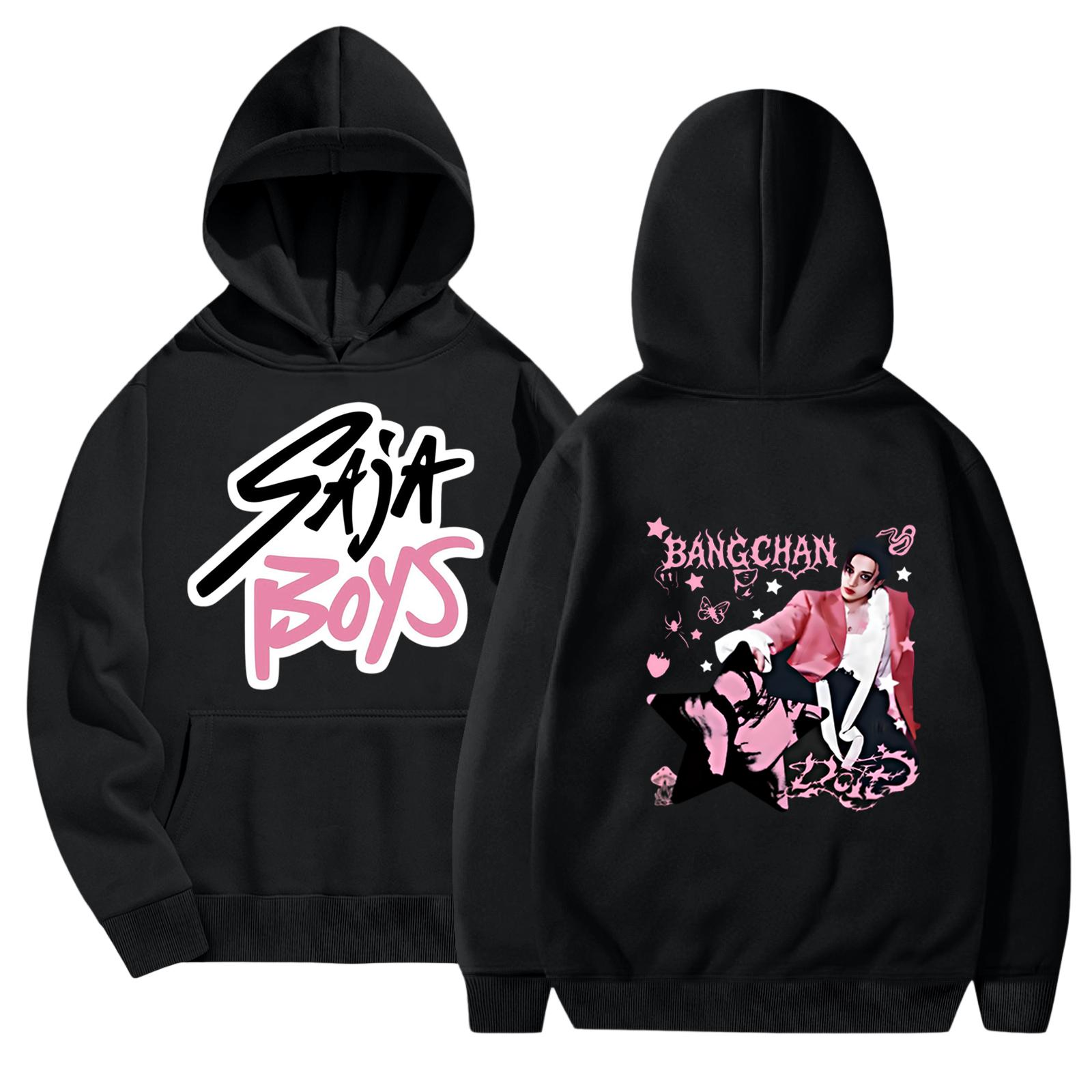 Модная повседневная толстовка унисекс с длинным рукавом свободного кроя с принтом и капюшоном S 1790₽