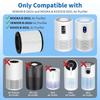 For B-D02L H13 True HEPA Filter Set,Compatible with MOOKA B-D02L,KOIOS B-D02L and VEWIOR B-D02U Air Cleaner Purifier