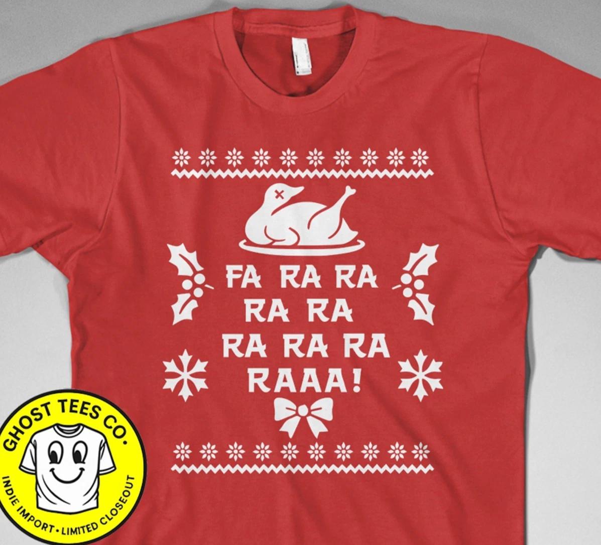 Christmas Story FA RA RA T Shirt funny 80s retro ralphie holiday eye out duck 4XL