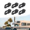 Double Bolt Fastening Clamps For Campers Tracks Carbon Steel 110LBS Load Capacity L Track Tie Down Fitting