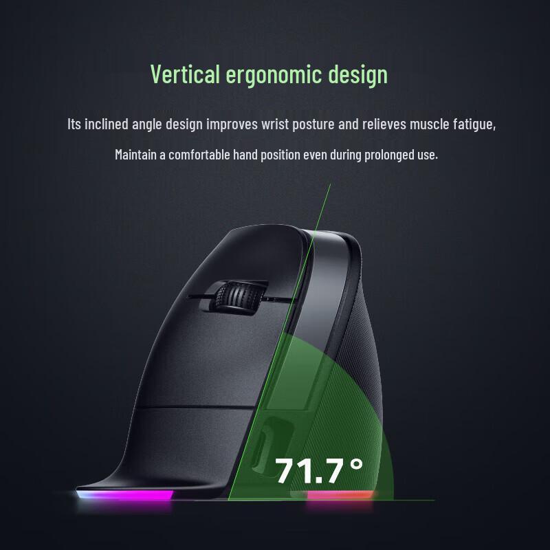 Razer Pro Click V2 Vertical Ergonomic Wireless Mouse