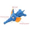 Plush Squeak Pet Elephant Shell Durable Toy Dogs Chew Interactive Stuffingless Indestructible Dog Sound Puppy Supplies