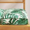 Cushion Set 4 pcs Leaf Pattern 40 x 40 x 8 cm Oxford Fabric