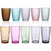 Colored Acrylic Water Cup: Transparent, Heat-Resistant, Drop-Resistant—Perfect for Mouthwash, Juice, Tea, or Beer.