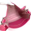 HERMES H punching logo Evelyne 1 PM Crossbody Shoulder Bag Epsom Rose Tyrian