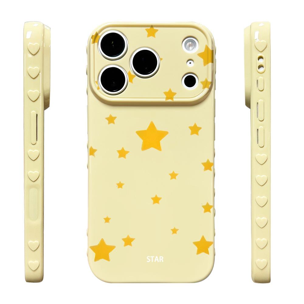 Pentagram Spot for Mobile Phone Case 17/16PR New Female iPhone15 Anti-drop Apple 17PM Creative INS