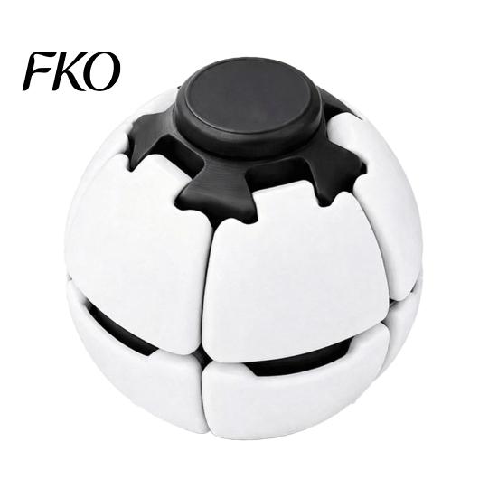 Decompression Ball Toy 3D Printed Press Spinning Ball, Stress Anxiety Relief Fidget Spinner, Reduction Rotating Splicing Desk for Kids Teens