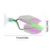 Water Plant Leaves for Fish Tanks Aquarium Decorations Beautiful Appearance Artificial Plant Leaves Multicolored
