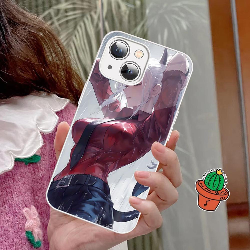 

Helltaker Phone Case Tempered Glass For Iphone 14 13 12 11 Pro Mini XS MAX 14Plus X XS XR Fundas iphone XS