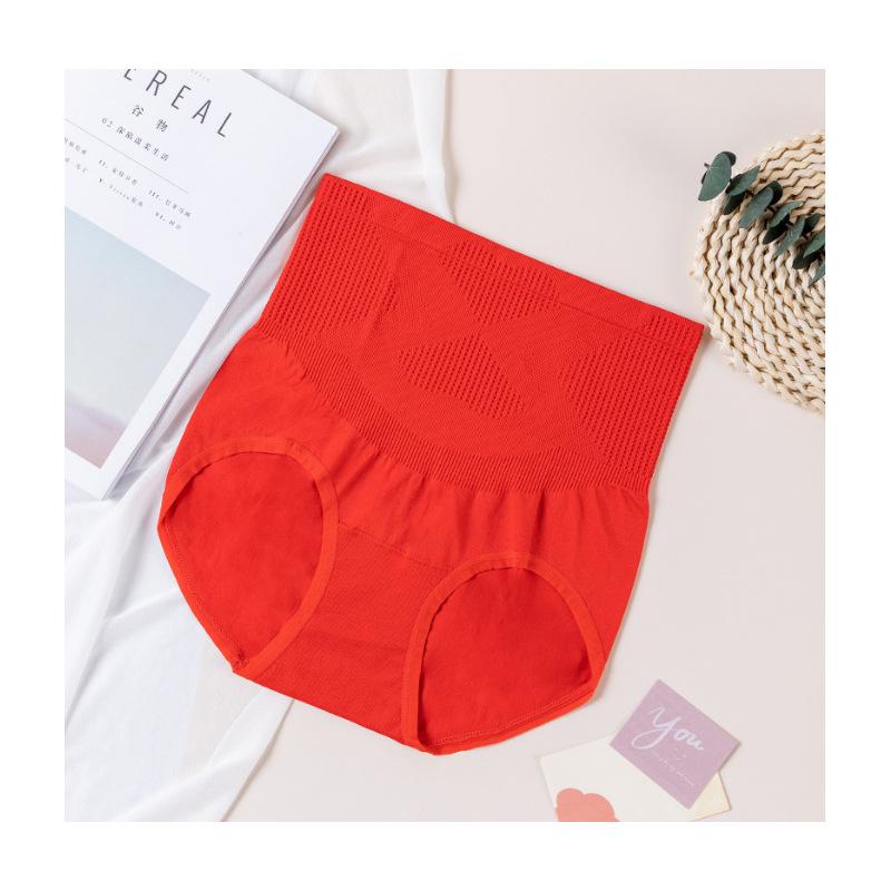 Female Spring and Autumn Sexy Thread Protection Palace Abdominal Girdle Waist Shaping High Waist Triangle Briefs