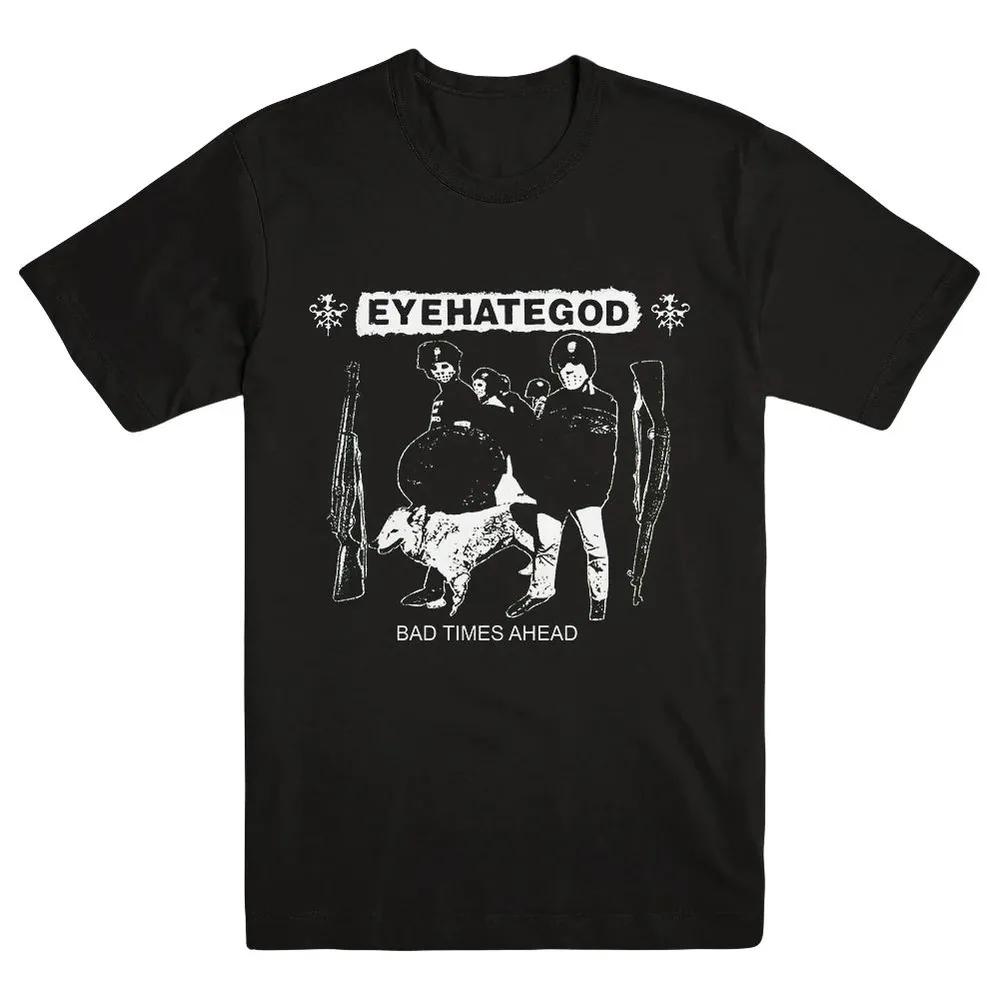 Unisex Short Sleeve Crew Neck Cotton T Shirt Eyehategod Bad Times Ahead M