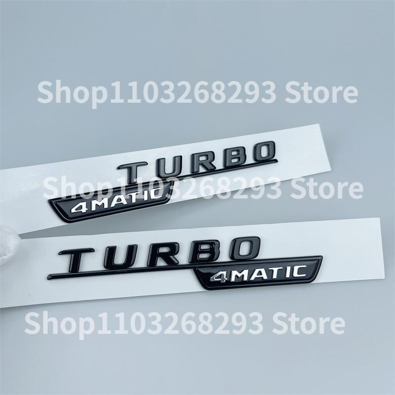For Mercedes-Benz C-class Black Trunk Car Label C260 C200 C300 C63s C43 Tail Emblems Car Sticker Rear Label Body Side Markers RX7
