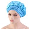 Sleep Cap Satin Bonnet Night for Head Cover Wide Elastic Band Sleeping Soft Adjustable Ribbon Strap Hair Turbans for Wom