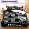 Set Biancheria da Letto Fast & Furious Personalizzato con Nome 3 Pezzi Copripiumino Chiusura Include 1 Copripiumino & 2 Federe, Morbido e Confortevole per Tutte le Stagioni.