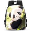 Panda Niedliche Schultasche Verschleißfest Großes Fassungsvermögen Wirbelsäulenschutz Und Anti-Buckel Schüler Party Must-Have Leichter Rucksack