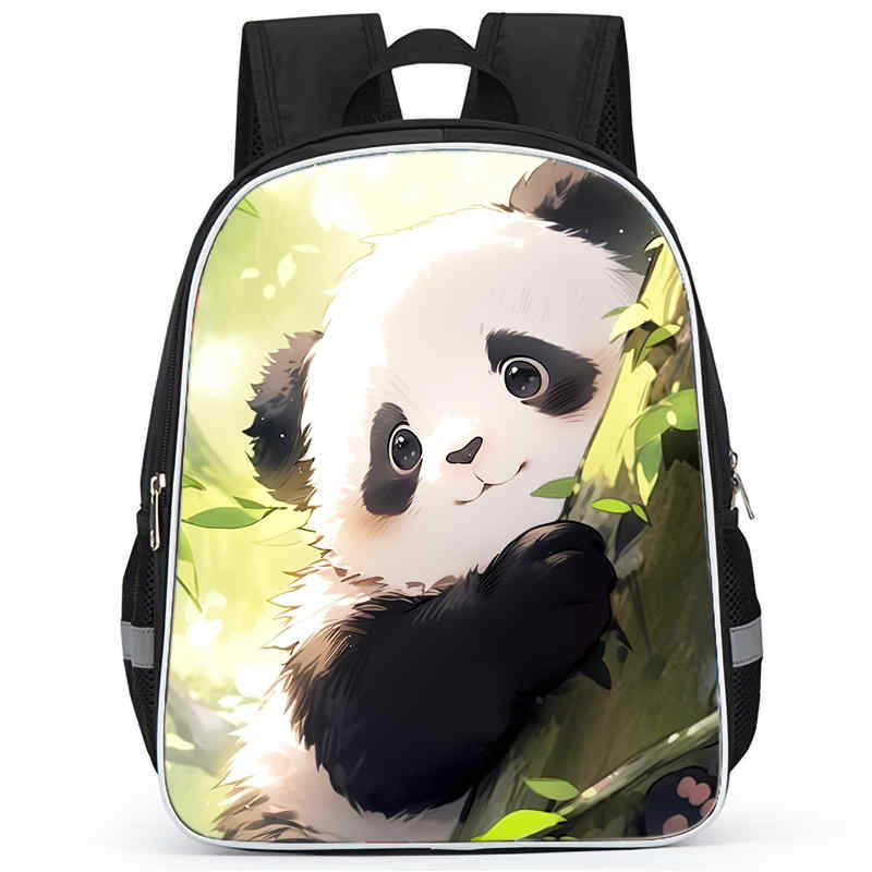 Panda Niedliche Schultasche Verschleißfest Großes Fassungsvermögen Wirbelsäulenschutz Und Anti-Buckel Schüler Party Must-Have Leichter Rucksack