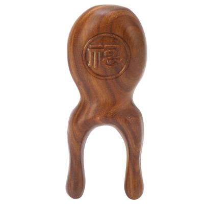 Nose Massager Green Ebony Face Sculpting Tool Portable Fine Craftsmanship Gua Sha Facial Tool