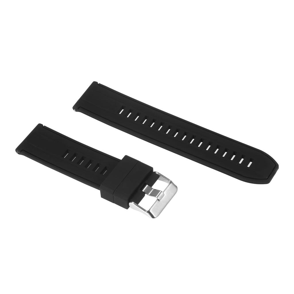 20mm Watch Band Soft Silicone Quick-Release Strap with Buckle Breathable Watchband Wristband Compatible with 20mm Smart/Traditional Watch