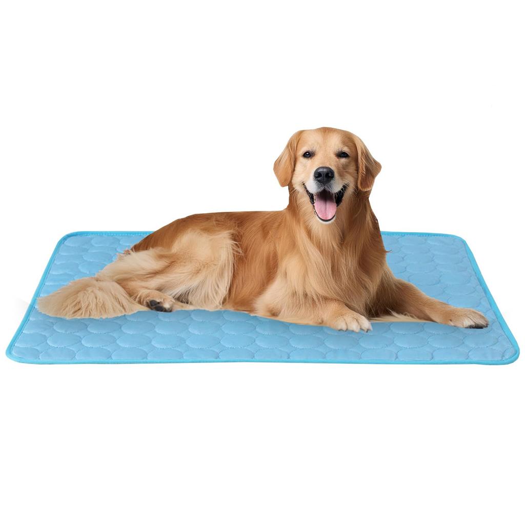Sac Taske Pet Cooling Mat for Dogs and Cats, Summer Pet Mat, Extra Large (Blue, 100 X 150 Cm)