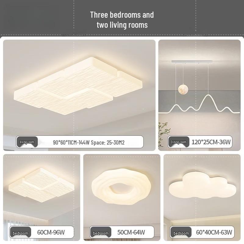 Modern Dream Bubble Milk Brick LED Ceiling Light