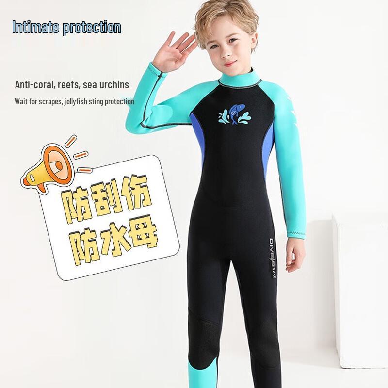 WEZHO Barn 3MM Varm Langermet Våtdrakt