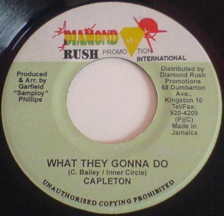 

7inch Record CAPLETON / LISA DAINJAH - What They Gonna Do / Be Wise NONE Diamond Rush Pr 2002 Jamaica Reggae, Ska & Dub Used