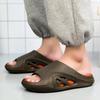 Fashion 2025 Men's Luxury Indoor Slippers Summer New Thick Soled Men's Outdoor Wear Hollowed Out Beach Shoes Lazy Sneakers Cool Slippers
