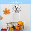 Wall Skeleton Halloween Decal With Selfadhesive Pvc Material For Decoration Home