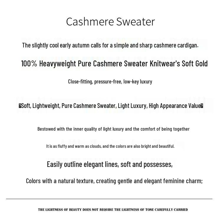100% Wool Women's Embroidered Knit Cardigan - Spring Long Sleeve, Versatile, Thin, Solid Color