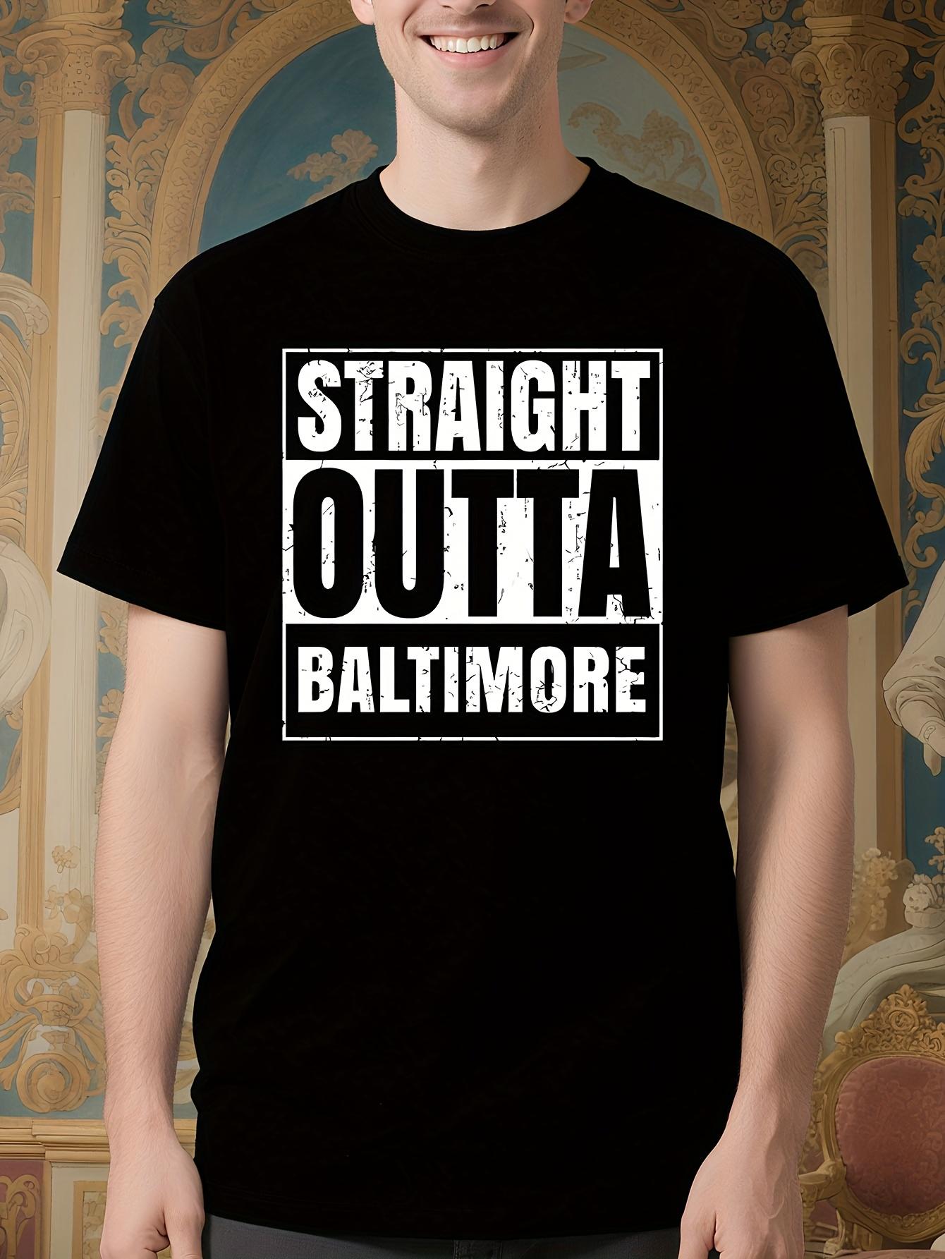 Straight Outta Baltimore Vintage Distressed Graphic Tshir... XXL