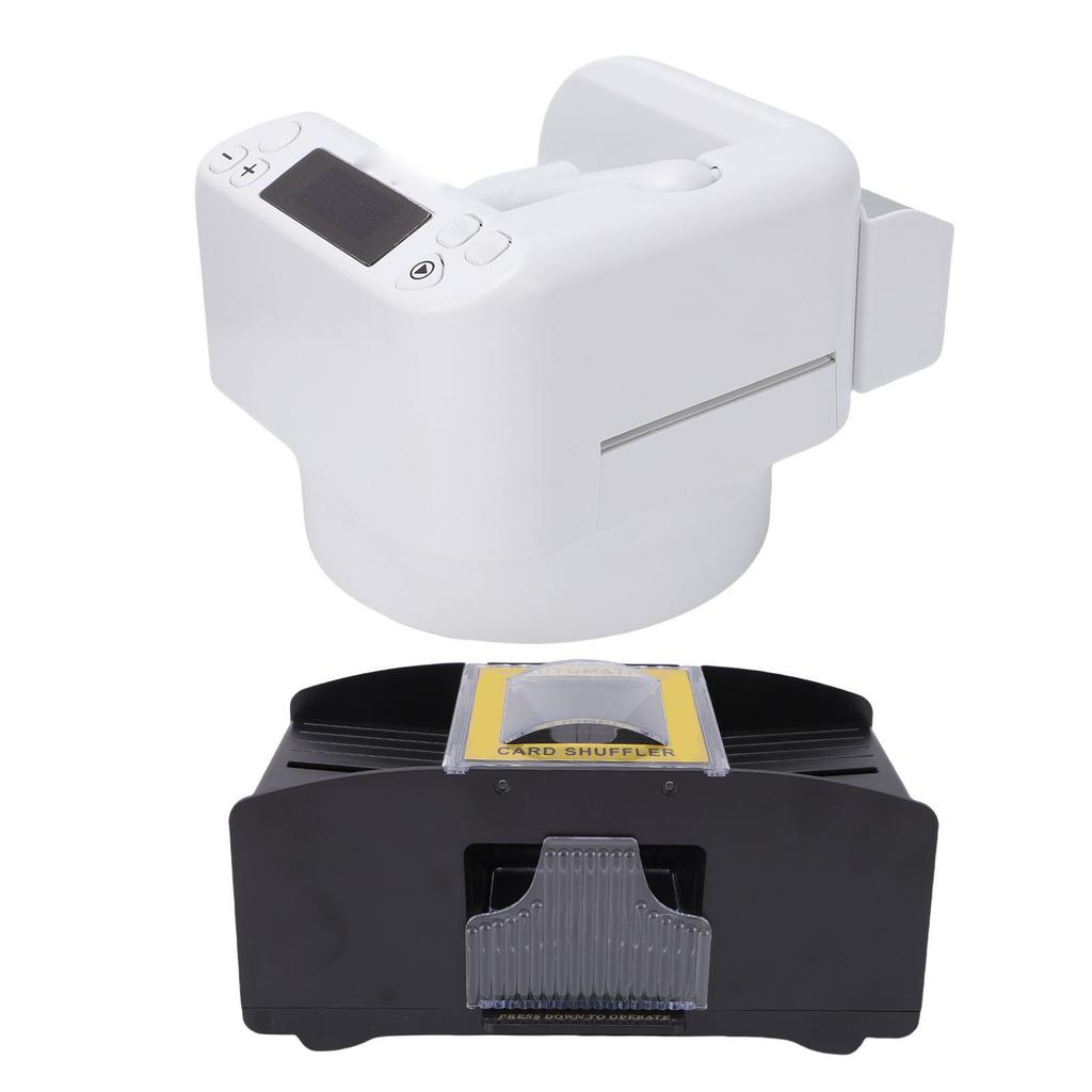 Card Shuffler and Dealer Set 360 Degree Rotating Card Dealing Machine and Shuffling Machine for 8 Players