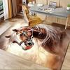 1pc Horse,Mane,Freedom Office Carpet Soft Polyester Entrance Carpet Washable Non Slip Machine Washab