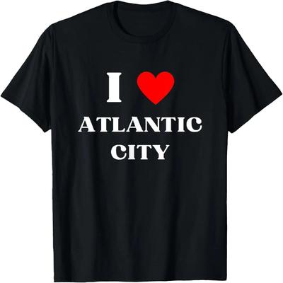 Fun Graphic- I Love Atlantic City T-Shirt