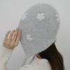 Women's Thin Winter Hooded Beanie Cute Hat