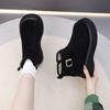 Women's Slimming British-Style Martin Boots 2025: Thick Platform Short Boots, Sizes Up To 42, Soft Sole