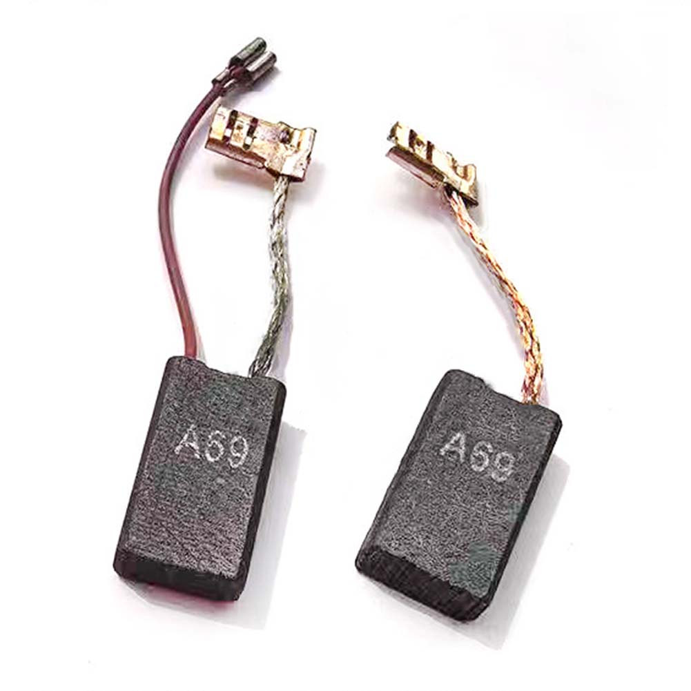Replacement Carbon Brushes 2pcs for Bosch For 1617014144 1617014135 A69 6 3x12 5x23mm for GSH 5E Power Tool Motor Maintenance