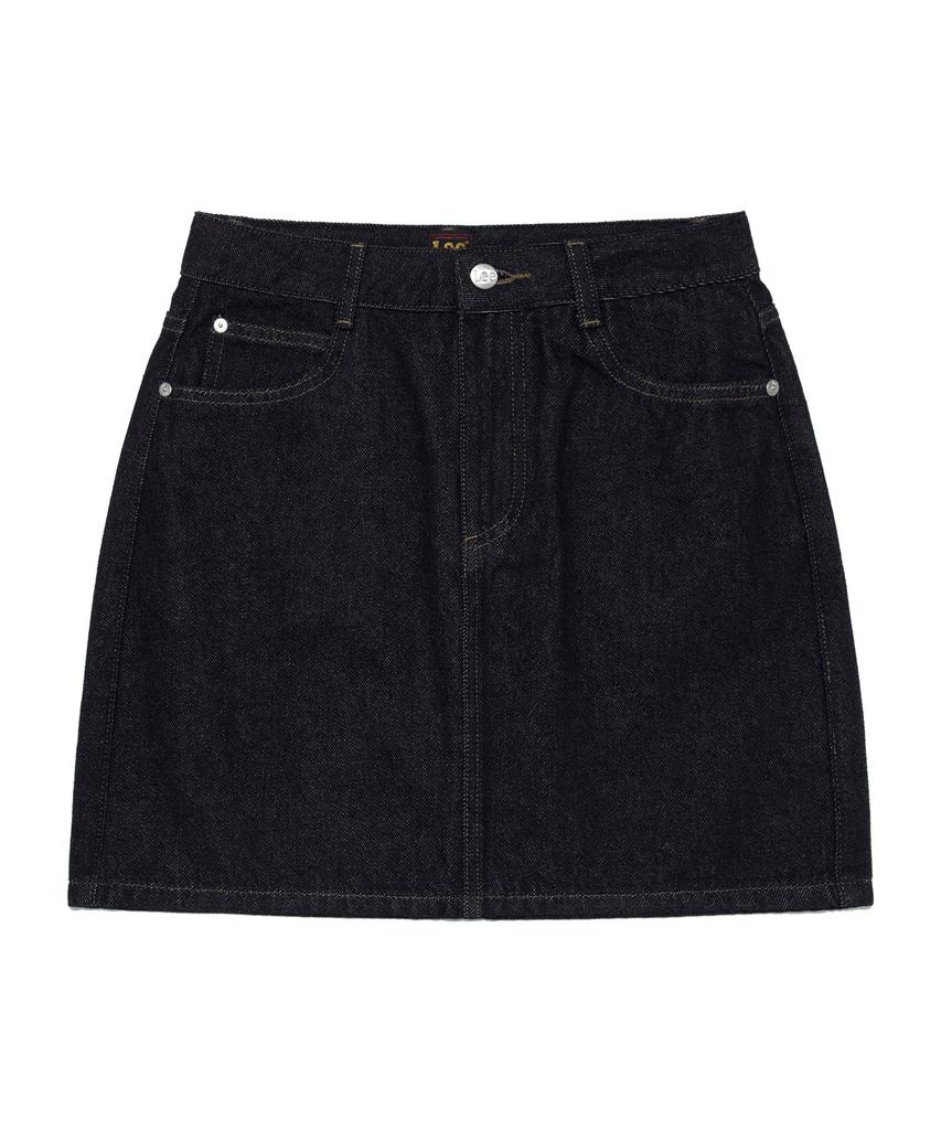 Lee Denim Mini Skirt Indigo Raw
