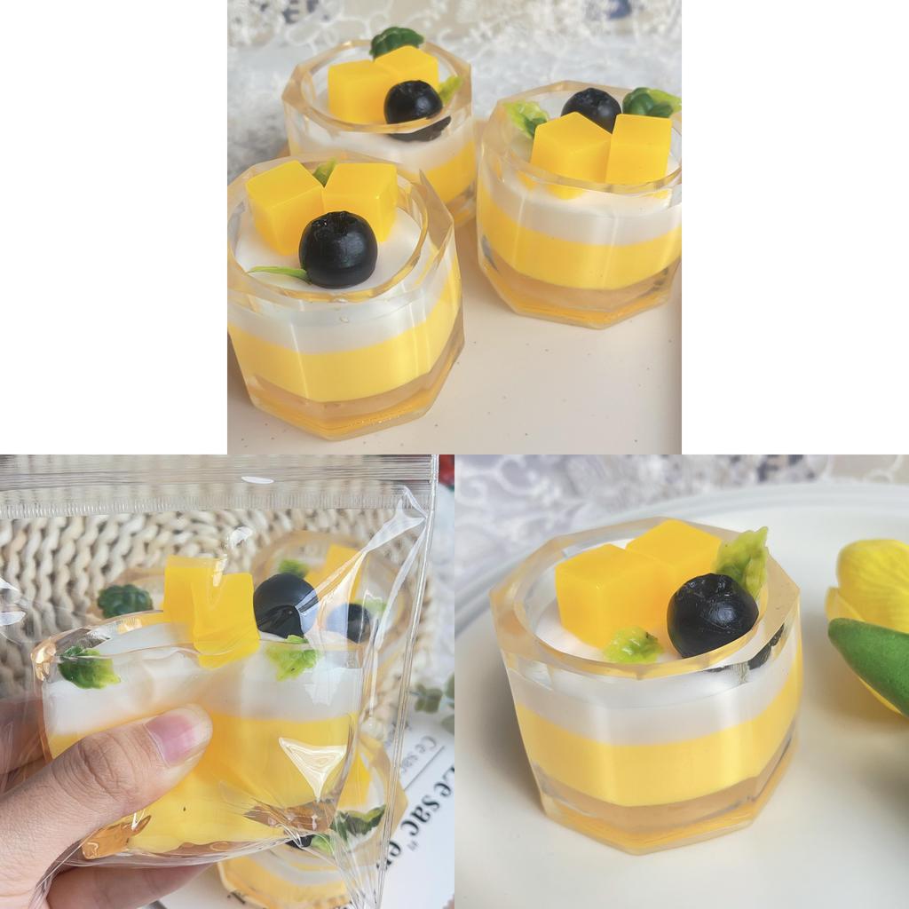 Mango Milk Tea Cup Stress Relief Toy With Tpr Material For Kids And Adults