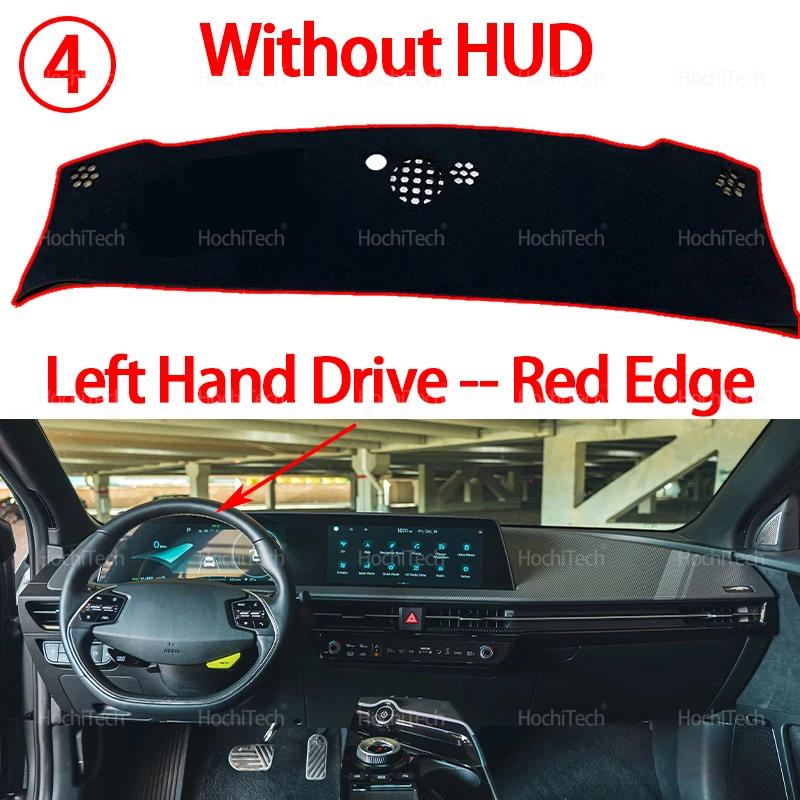 For Kia EV6 Air GT GT-Line    2024 2025 Auto Dashboard Cover Dash Mat Board Pad Carpet Dashmat Anti-UV Mats