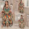 2025 New European and American Beach Dress Women's Loose Robe Bikini Blouse Sunscreen Clothing