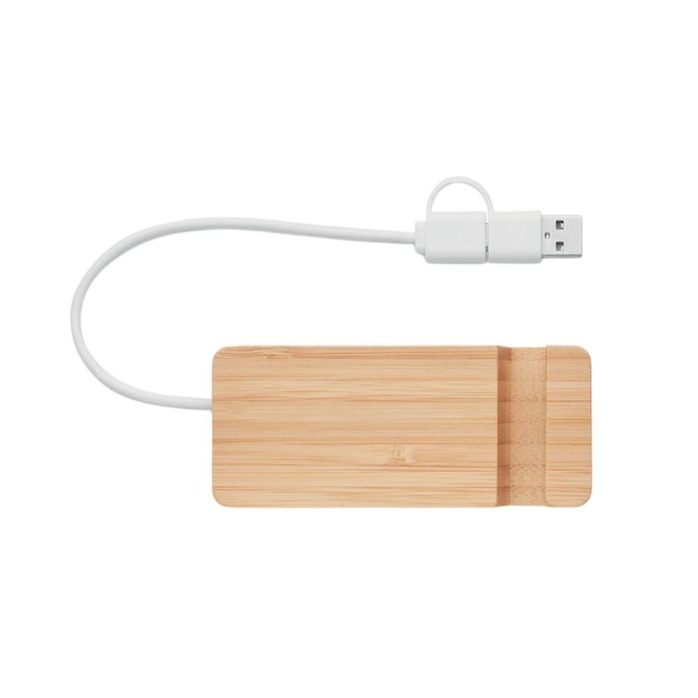 MidOcean Hubstand Bamboo USB Hub