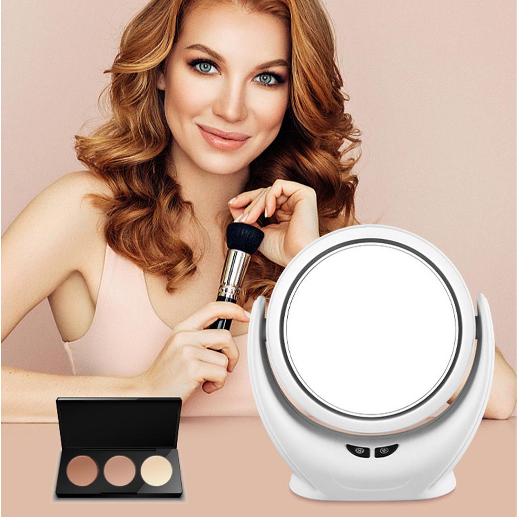 3 In 1 LED Fan Makeup Mirror with Light Multifunctional Mirror Fan Makeup Mirror Sweat-free Makeup Mirror